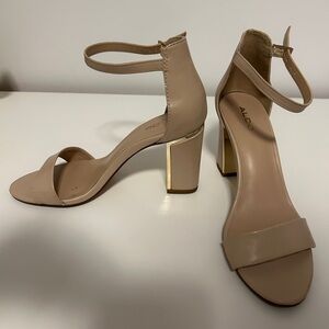 Also nude sandals 7.5